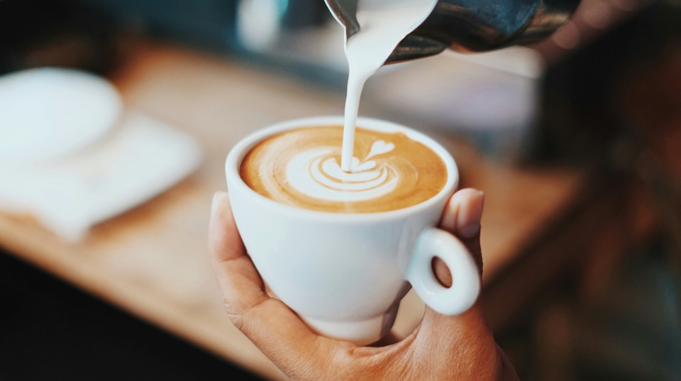Representative food: coffee latte
