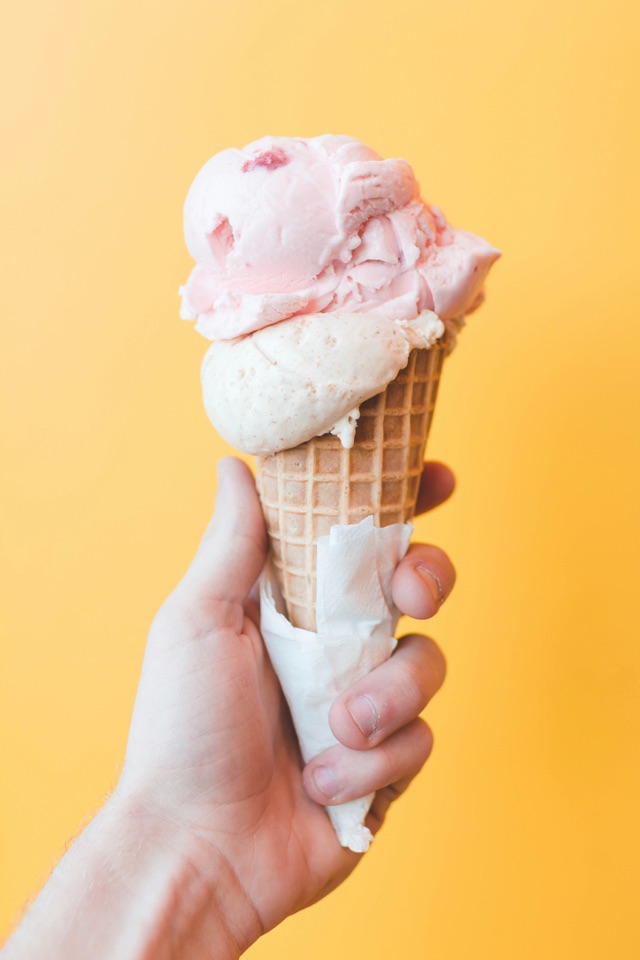 Illustrative ice cream photo for Dairy Queen (Treat).