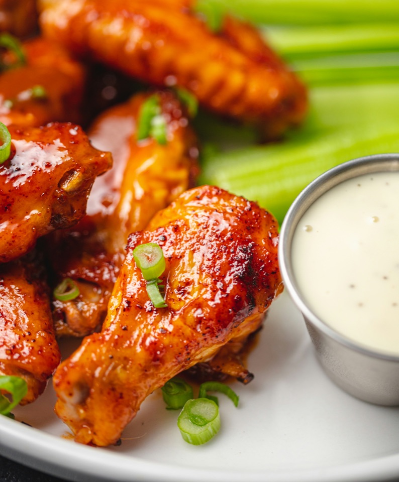 Illustrative chicken wings photo for A Table Apart.