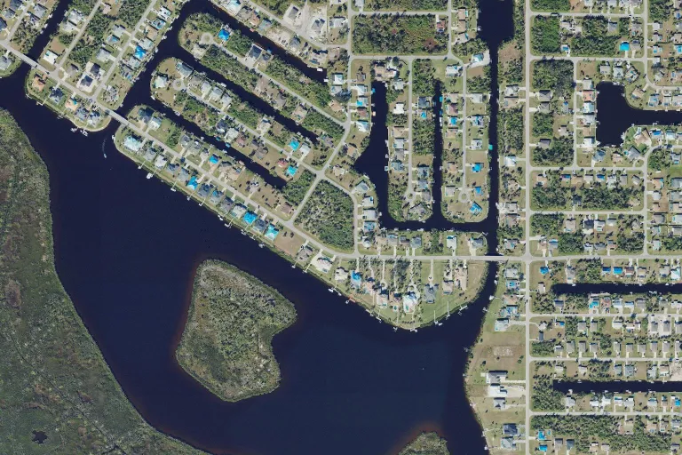 Riverwood Golf Club aerial view (USDA NAIP)