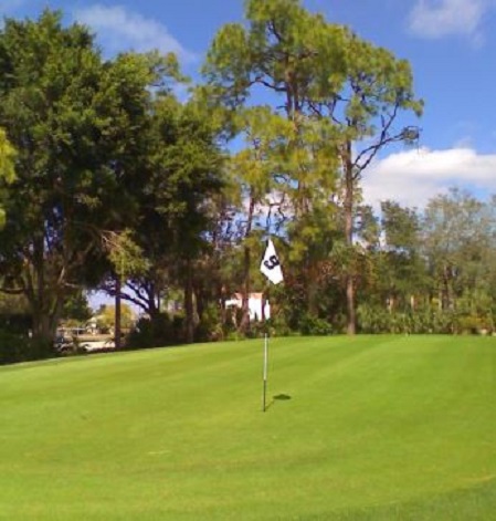 Terraverde Country Club putting green, Fort Myers, Florida