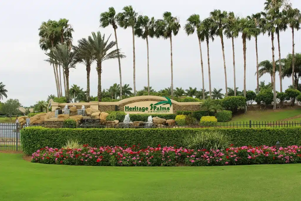 Heritage Palms Community Entrance, Fort Myers, Florida
